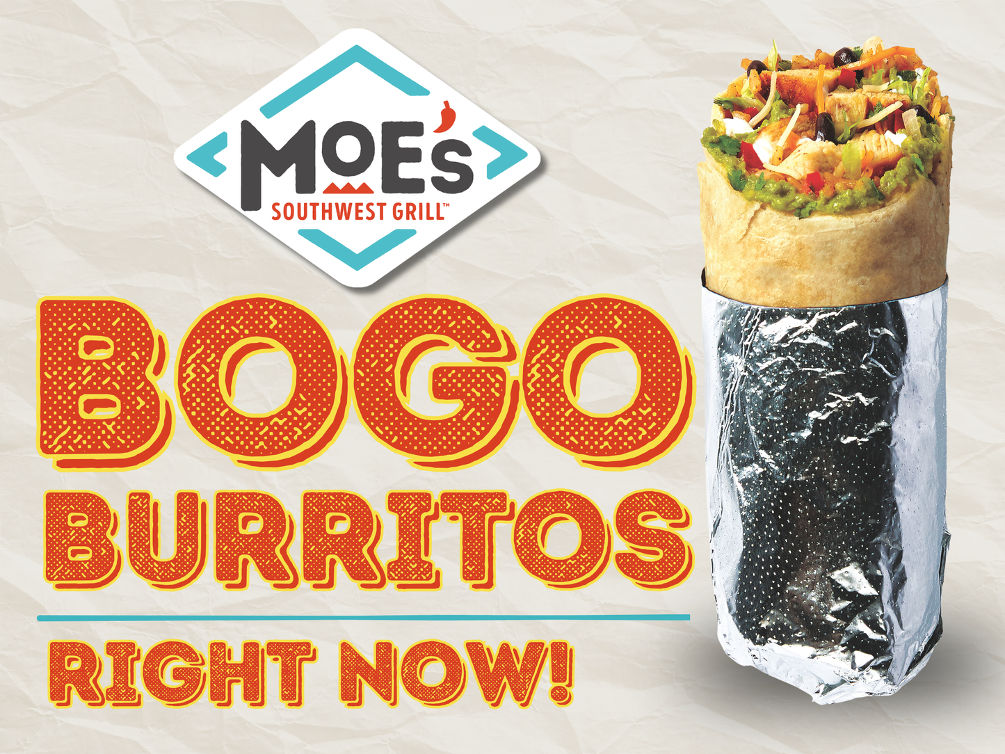 BOGO Burritos Yard Sign