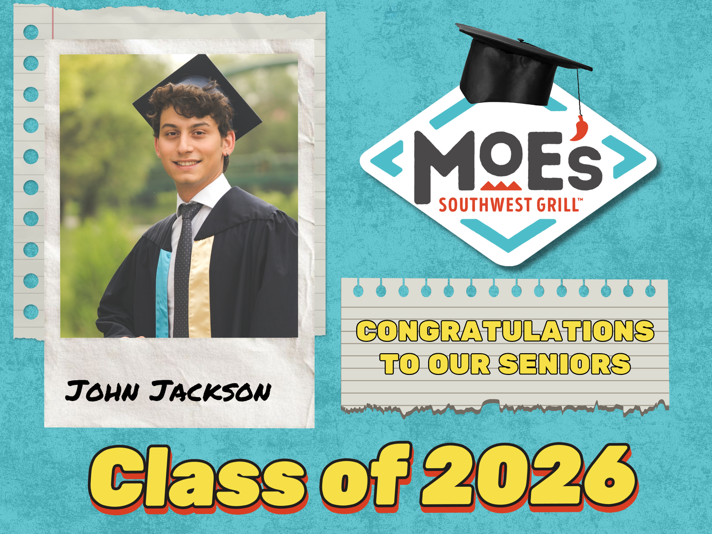 2026 Graduation Yard Sign