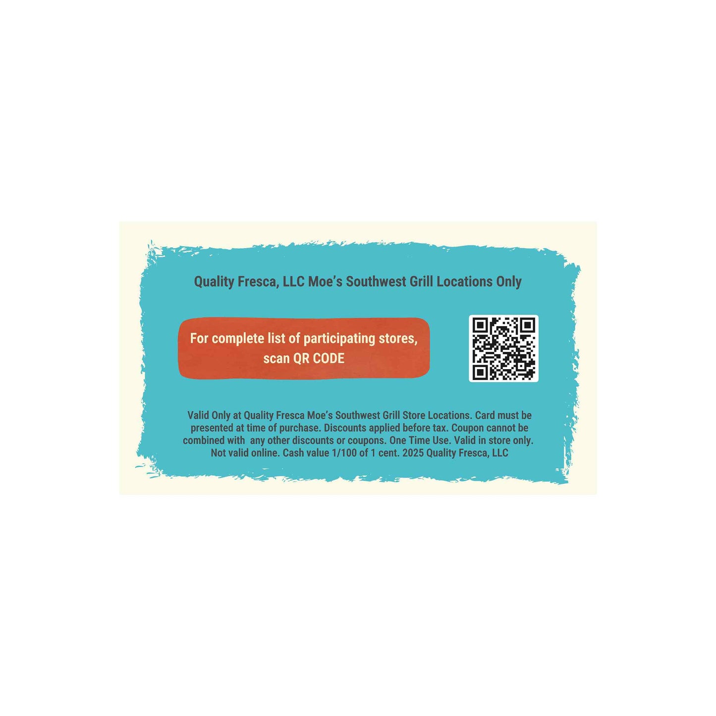 10% Off Promo Card