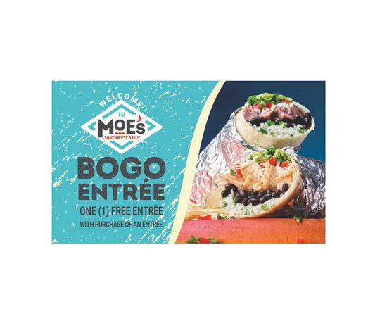 BOGO Entree Rewards Card