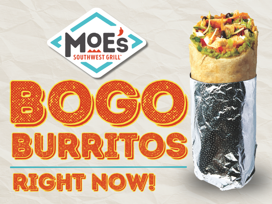 BOGO Burritos Yard Sign