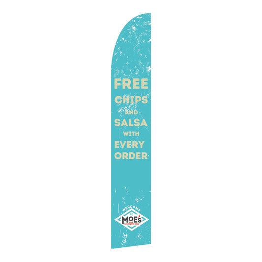 Feather Flag Kit - Free Chips & Salsa