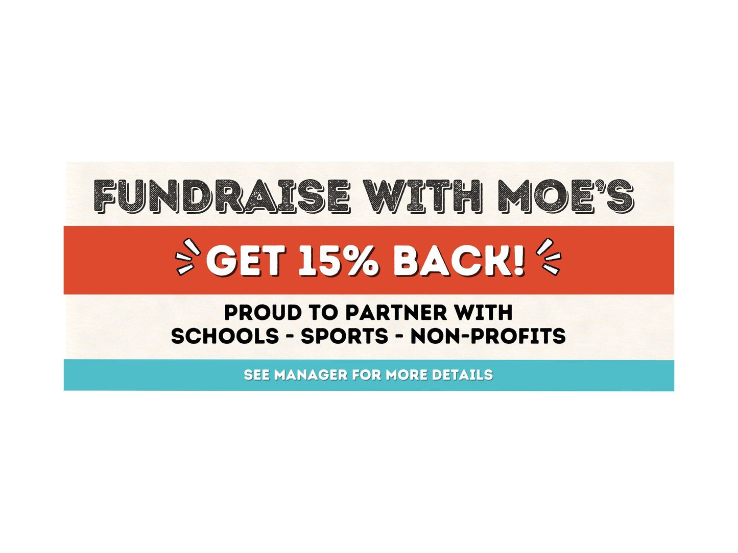 Fundraiser Window Decals