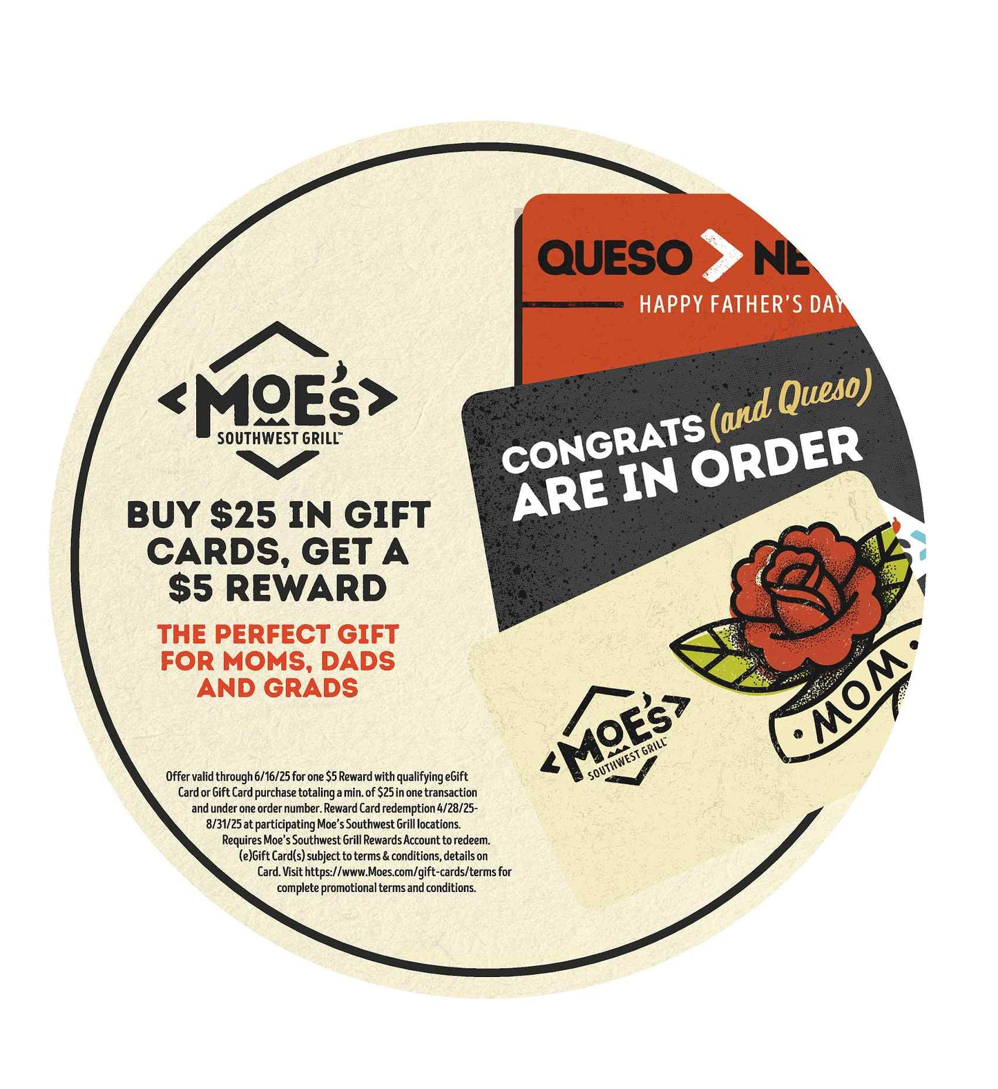 Gift Card Counter Decal