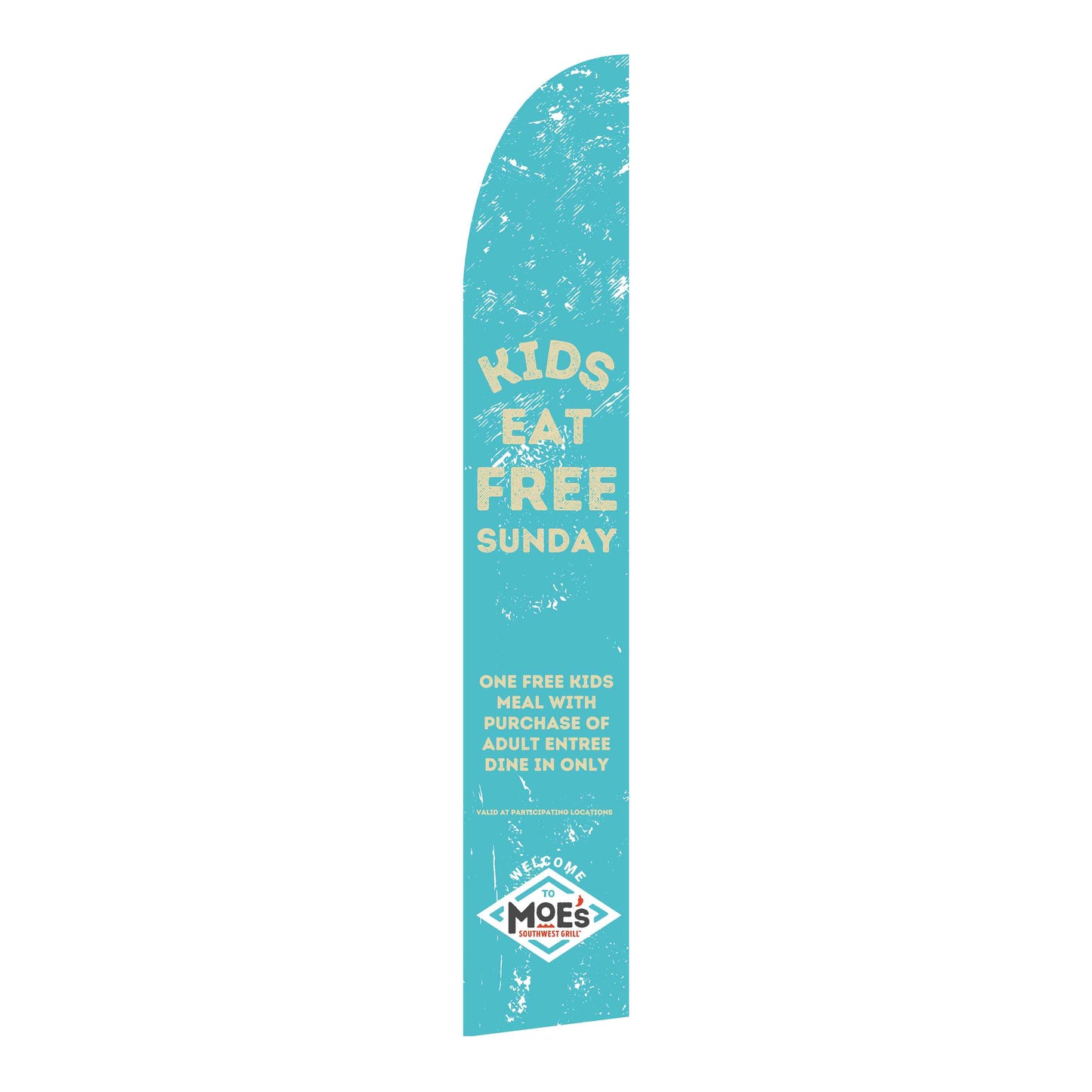 Feather Flag Kit - Kids Eat Free