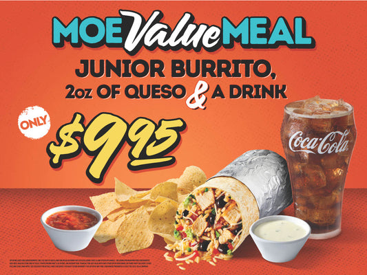 Moe's Value Meal Yard Sign