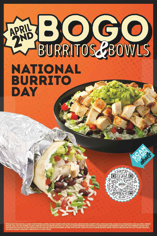 Burrito Day 2026 A Frame Sign