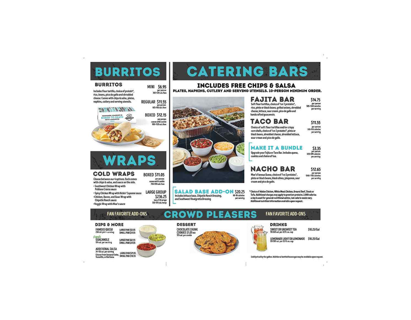 2025 Catering Brochure - SC, FL, GA