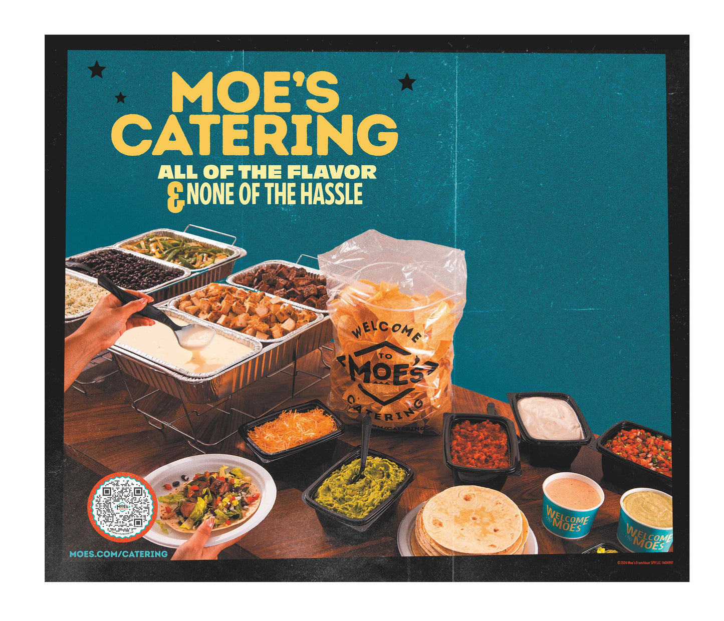 Catering Flyer Insert - Set of 5