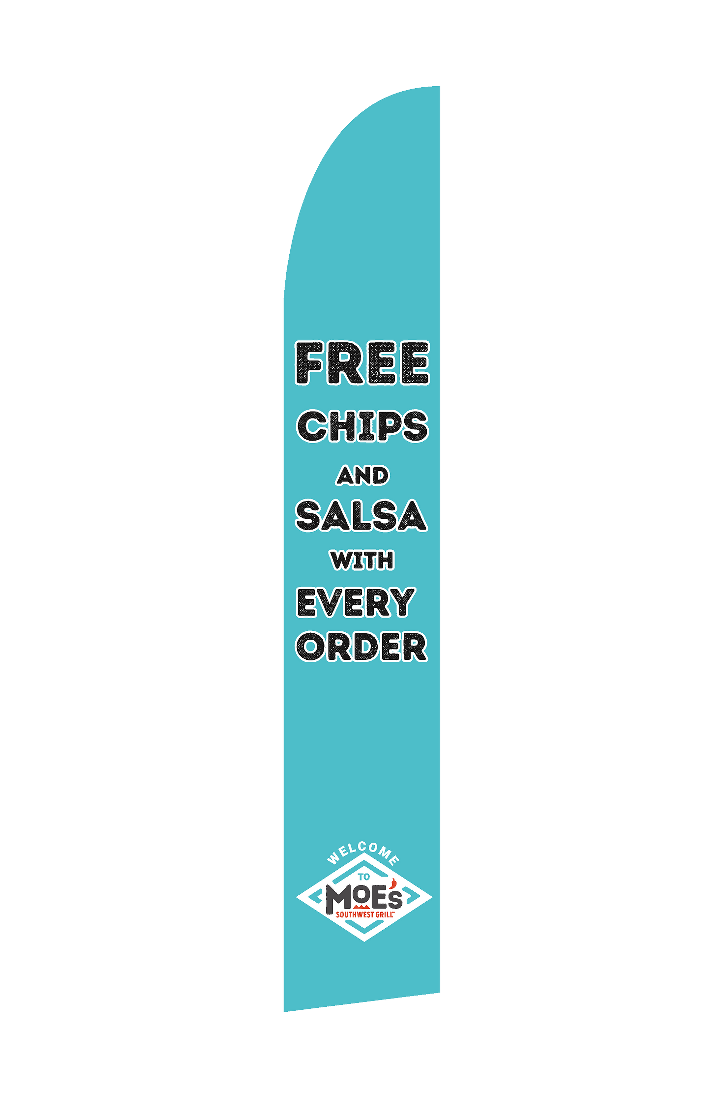 Replacement Feather Flag Only - Free Chips & Salsa